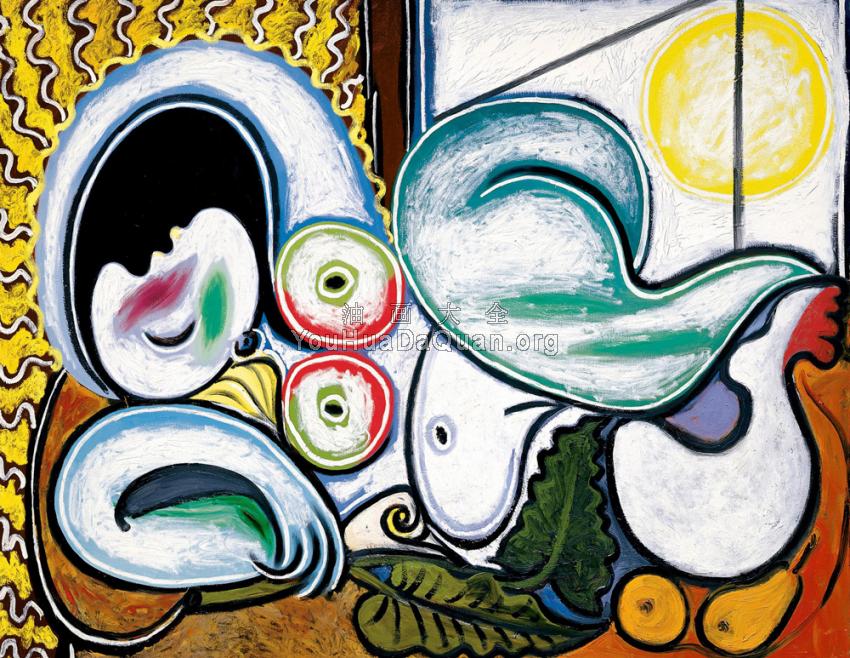 躺着的裸女 - 巴勃罗·毕加索